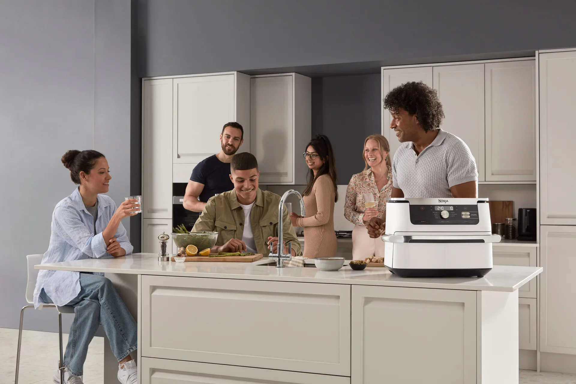 Ninja Foodi Air Fryer AF500EUWH FlexDrawer 10,4 l, Valkoinen Ninja