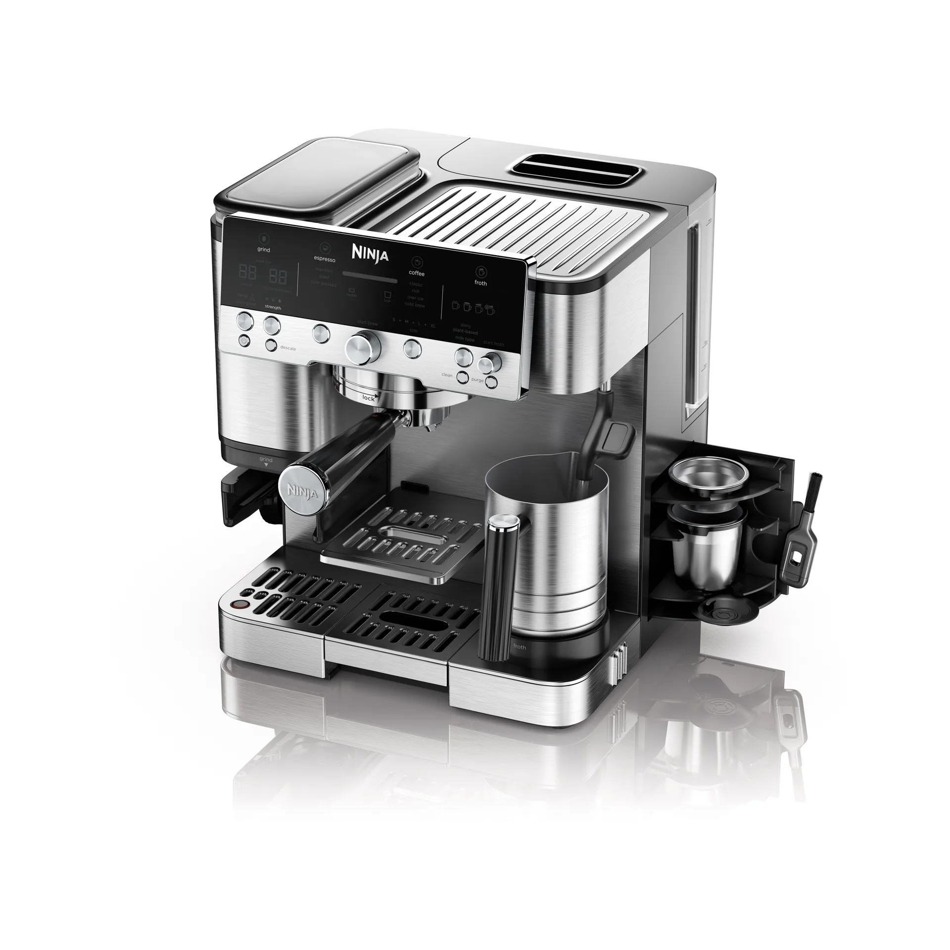 Ninja Luxe™ café premier 3-in-1 espressokone, Musta Ninja