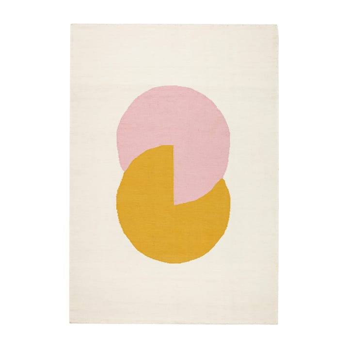 Circles blocks -kelim-matto, vaaleanpunainen - 170x240 cm - NJRD