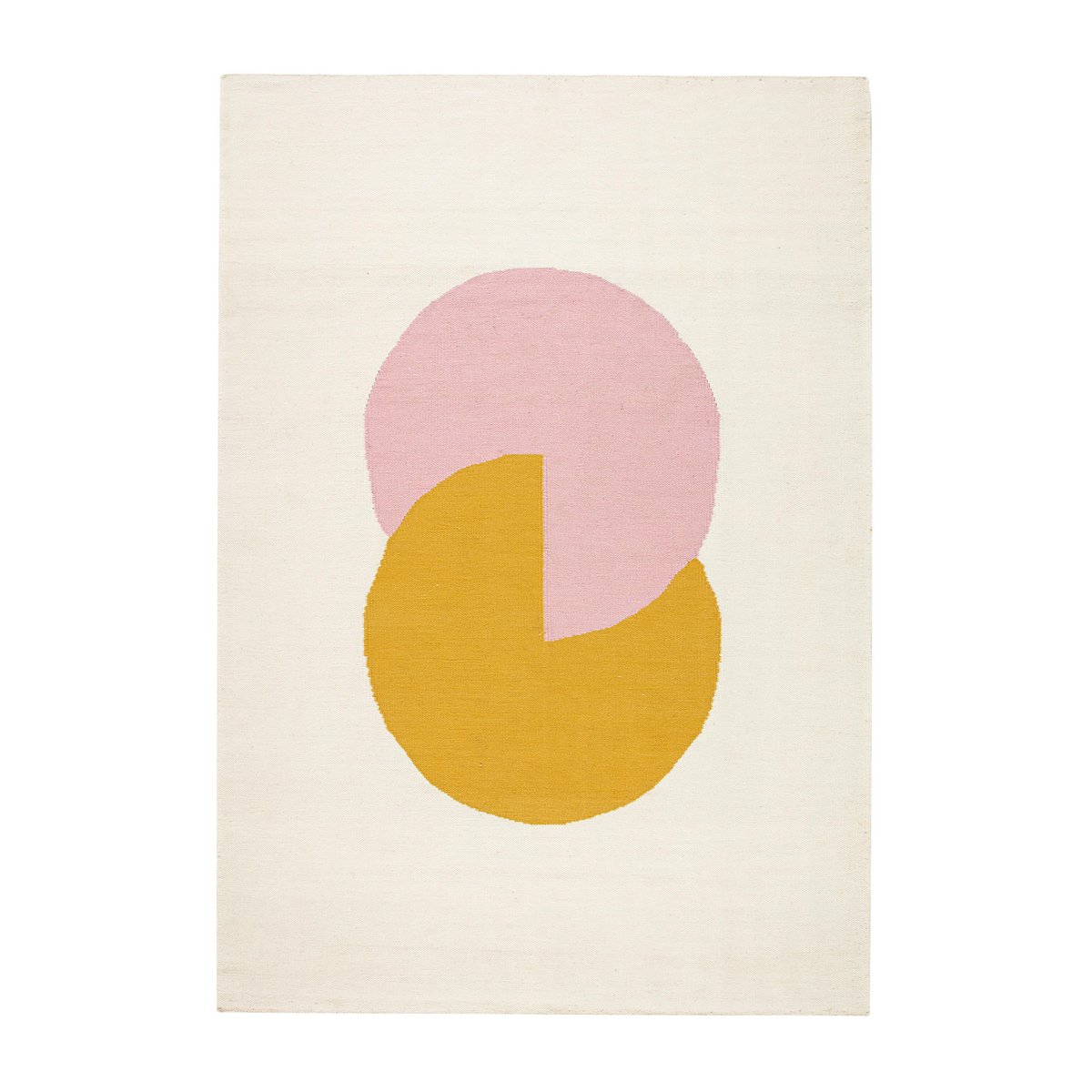 NJRD Circles blocks -kelim-matto vaaleanpunainen 170×240 cm