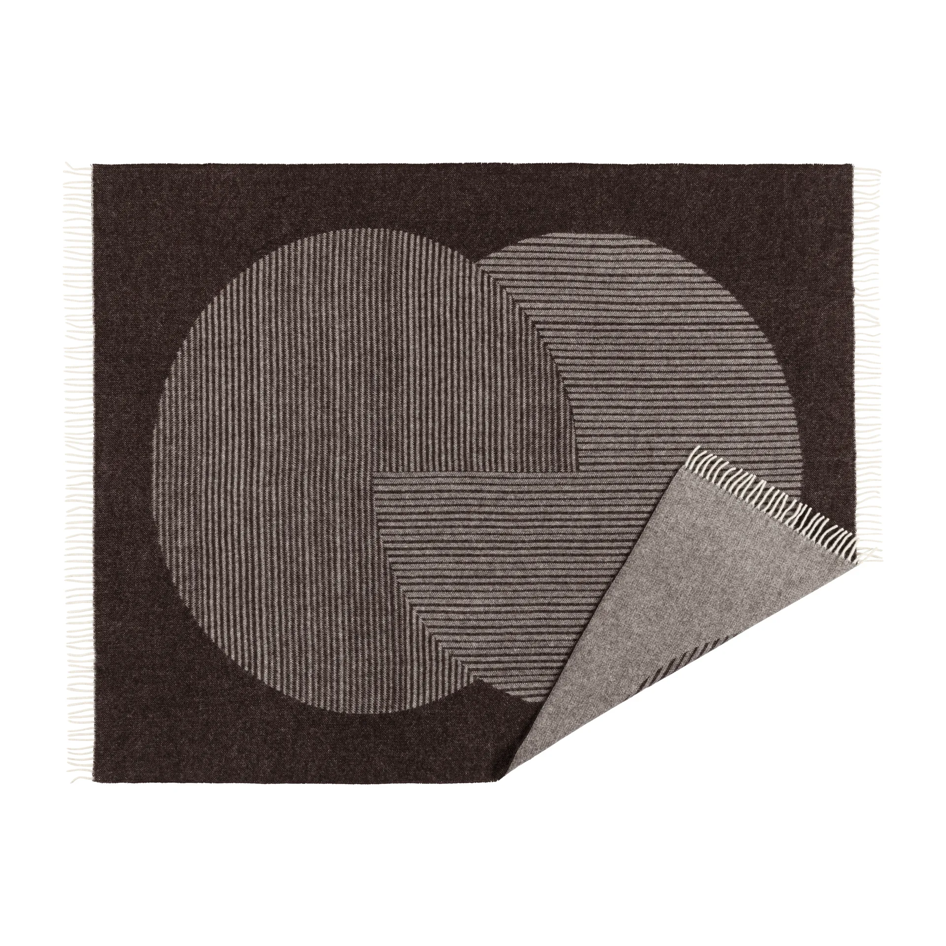 Circles villahuopa 130x185 cm, Ruskea NJRD