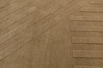 Levels Stripes villamatto - Beige, 170x240 cm - NJRD