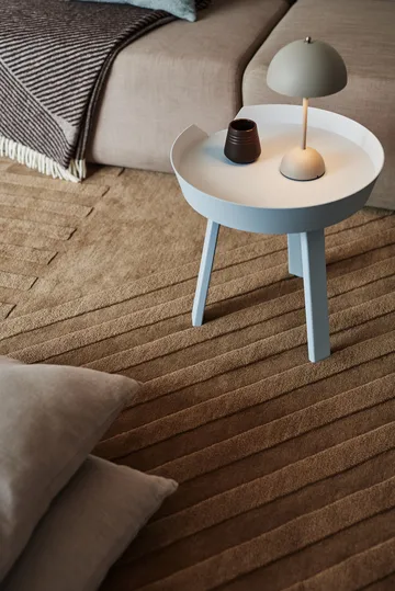Levels Stripes villamatto - Beige, 170x240 cm - NJRD