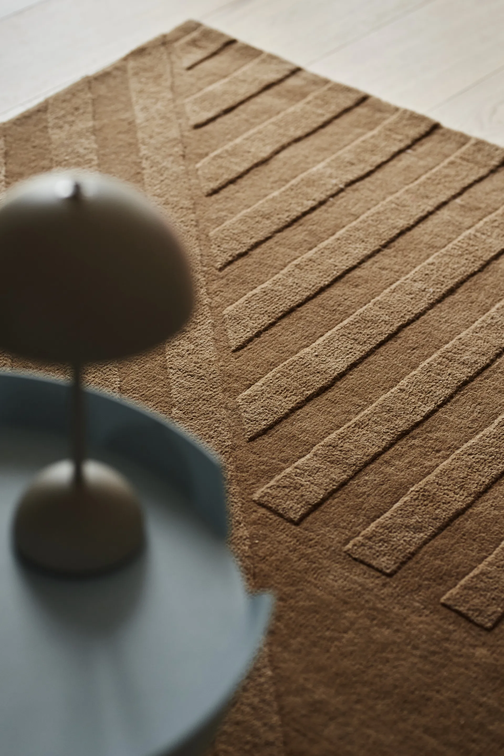 Levels Stripes villamatto, Beige, 170x240 cm NJRD