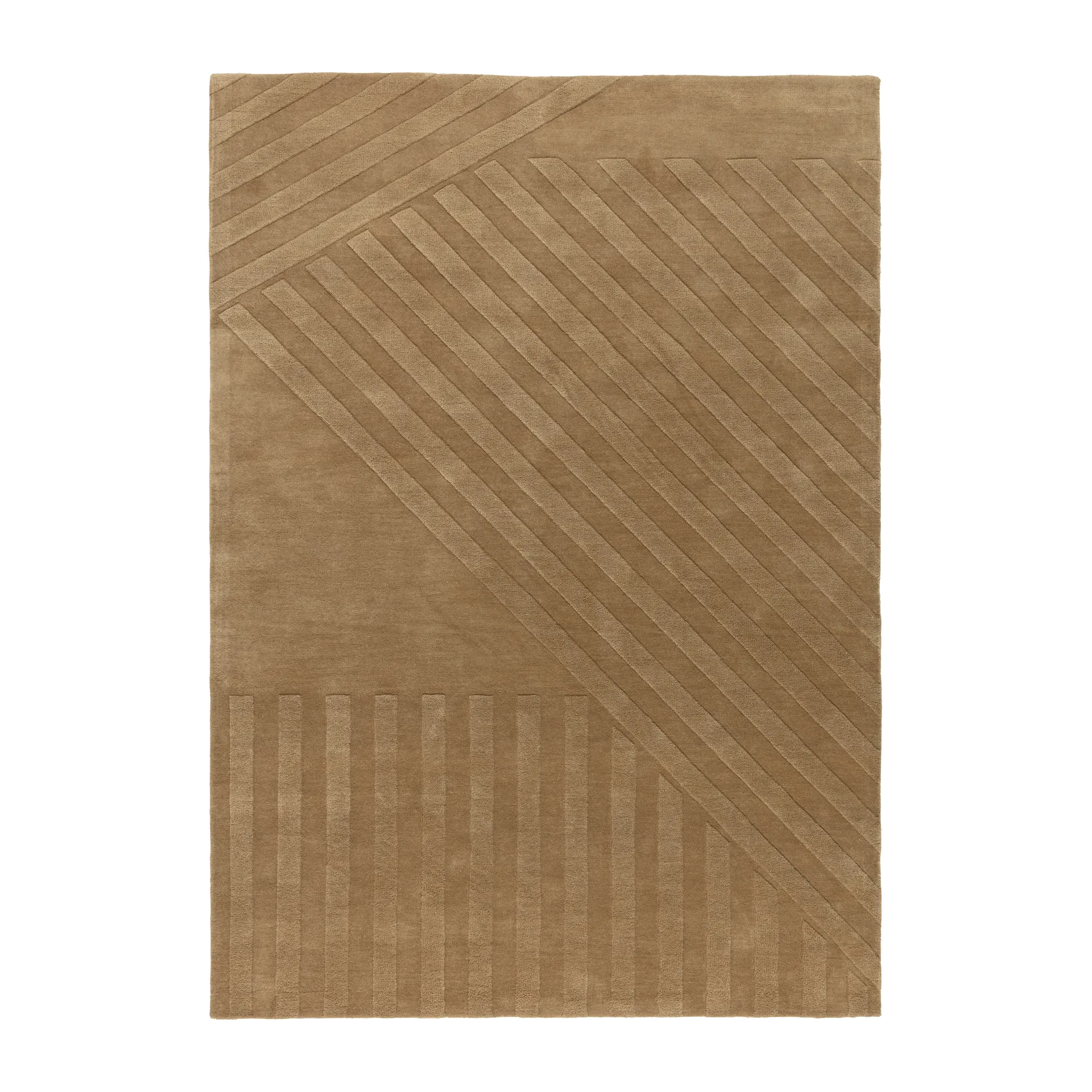 Levels Stripes villamatto, Beige, 200x300 cm NJRD