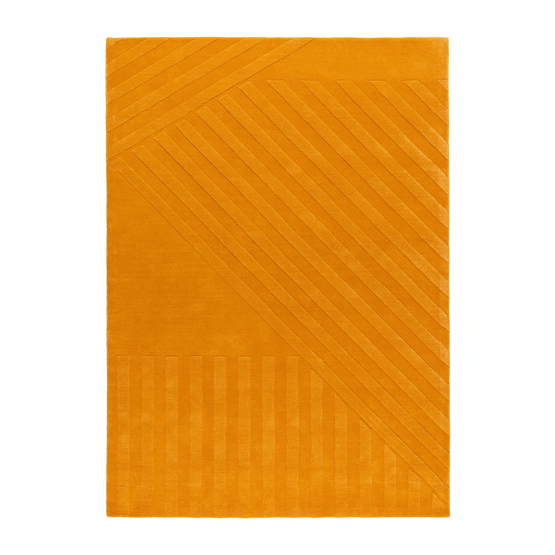 Levels Stripes villamatto, Keltainen, 170x240 cm NJRD