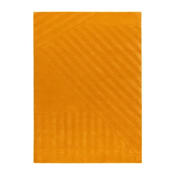 Levels Stripes villamatto - Keltainen, 170x240 cm - NJRD