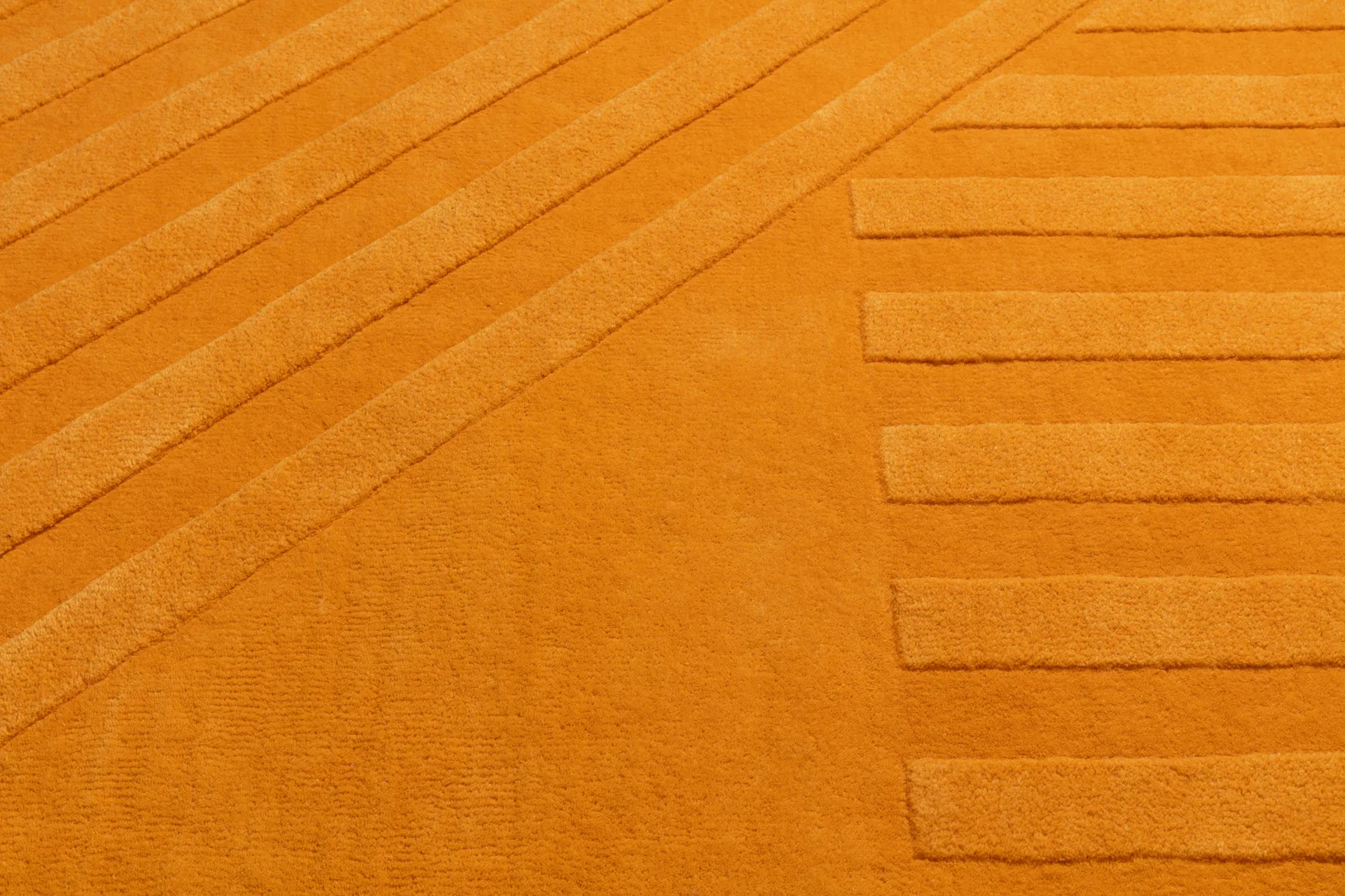 Levels Stripes villamatto, Keltainen, 200x300 cm NJRD