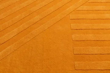 Levels Stripes villamatto - Keltainen, 200x300 cm - NJRD
