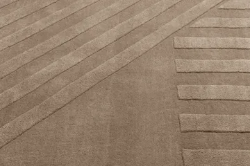 Levels Stripes villamatto - Myyränruskea, 200x300 cm - NJRD