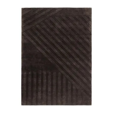 Levels Stripes villamatto - Ruskea, 200x300 cm - NJRD