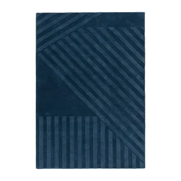 Levels Stripes villamatto - Sininen, 200x300 cm - NJRD
