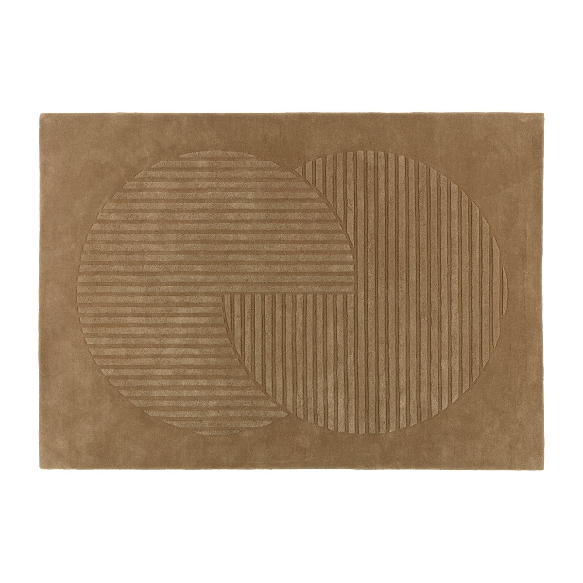 NJRD Levels villamatto circles beige 170×240 cm