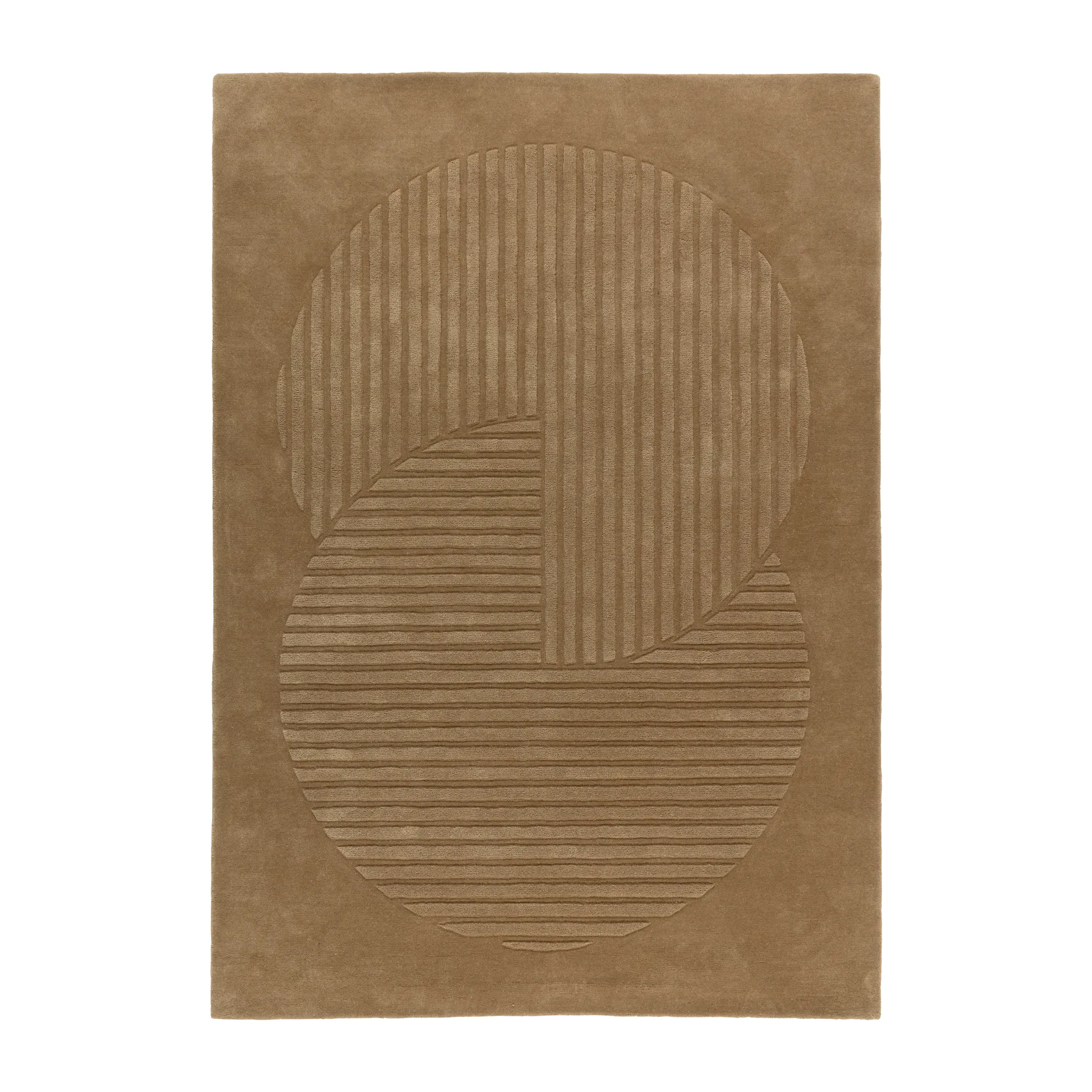 Levels villamatto circles beige, 200x300 cm NJRD