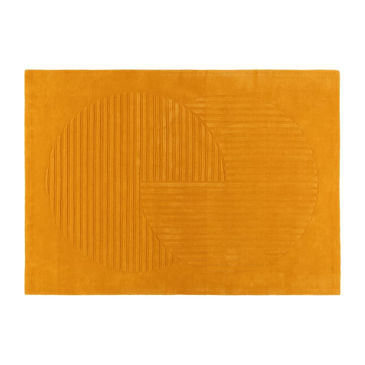 Levels villamatto circles keltainen - 170x240 cm - NJRD