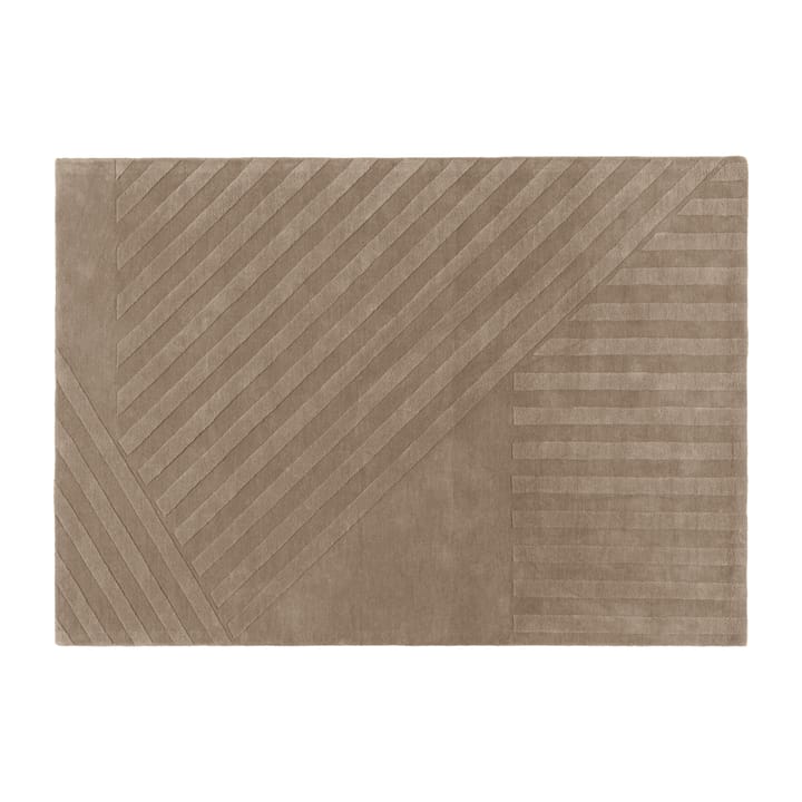 Levels villamatto stripes harmaa - 170x240 cm - NJRD