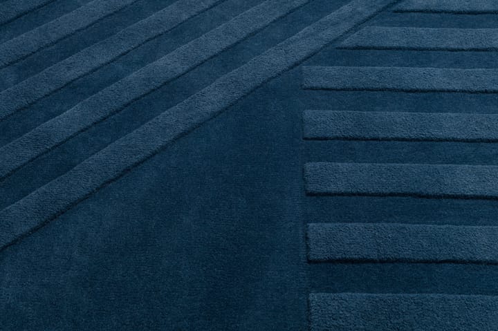 Levels villamatto stripes sininen - 200x300 cm - NJRD