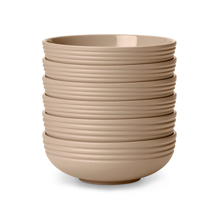 Lines-kulho Ø 16 cm, 6 kpl - beige - NJRD