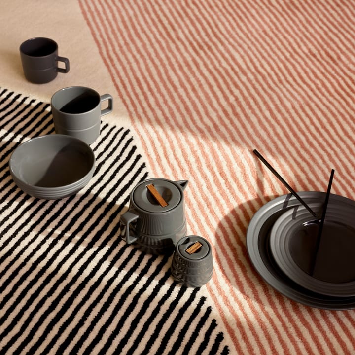 Lines-kulho Ø 16 cm, tummanharmaa NJRD