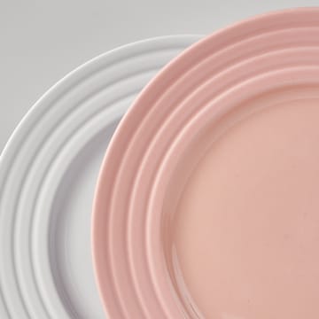 Lines-lautanen pieni Ø 21 cm, 6 kpl - vaaleanpunainen - NJRD