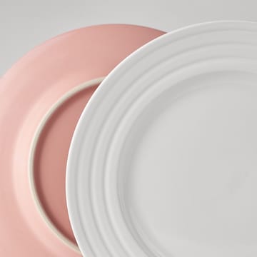 Lines-lautanen pieni Ø 21 cm, 6 kpl - vaaleanpunainen - NJRD
