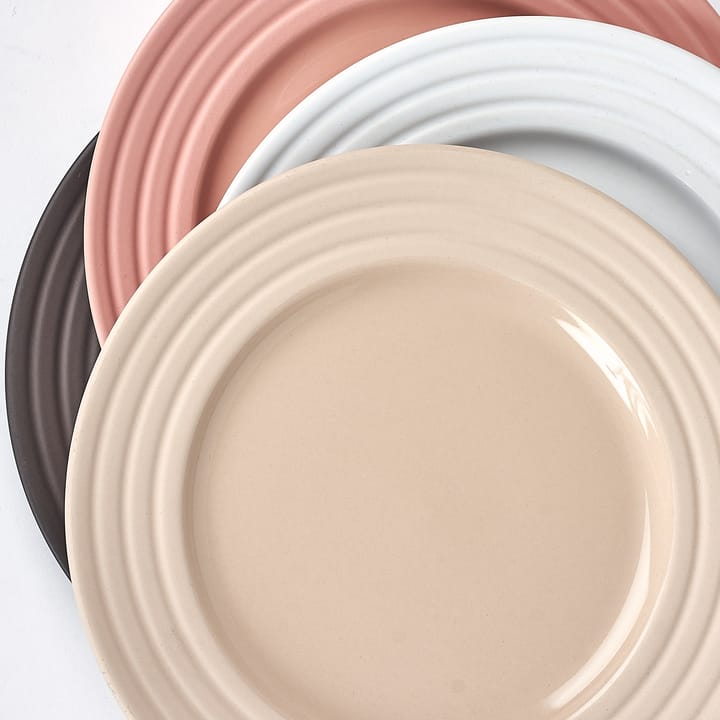 Lines-lautanen pieni Ø 21 cm, beige NJRD
