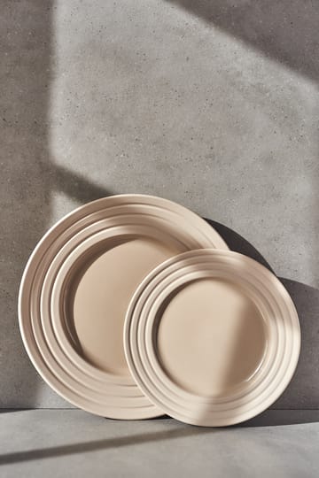 Lines-lautanen pieni Ø 21 cm - beige - NJRD