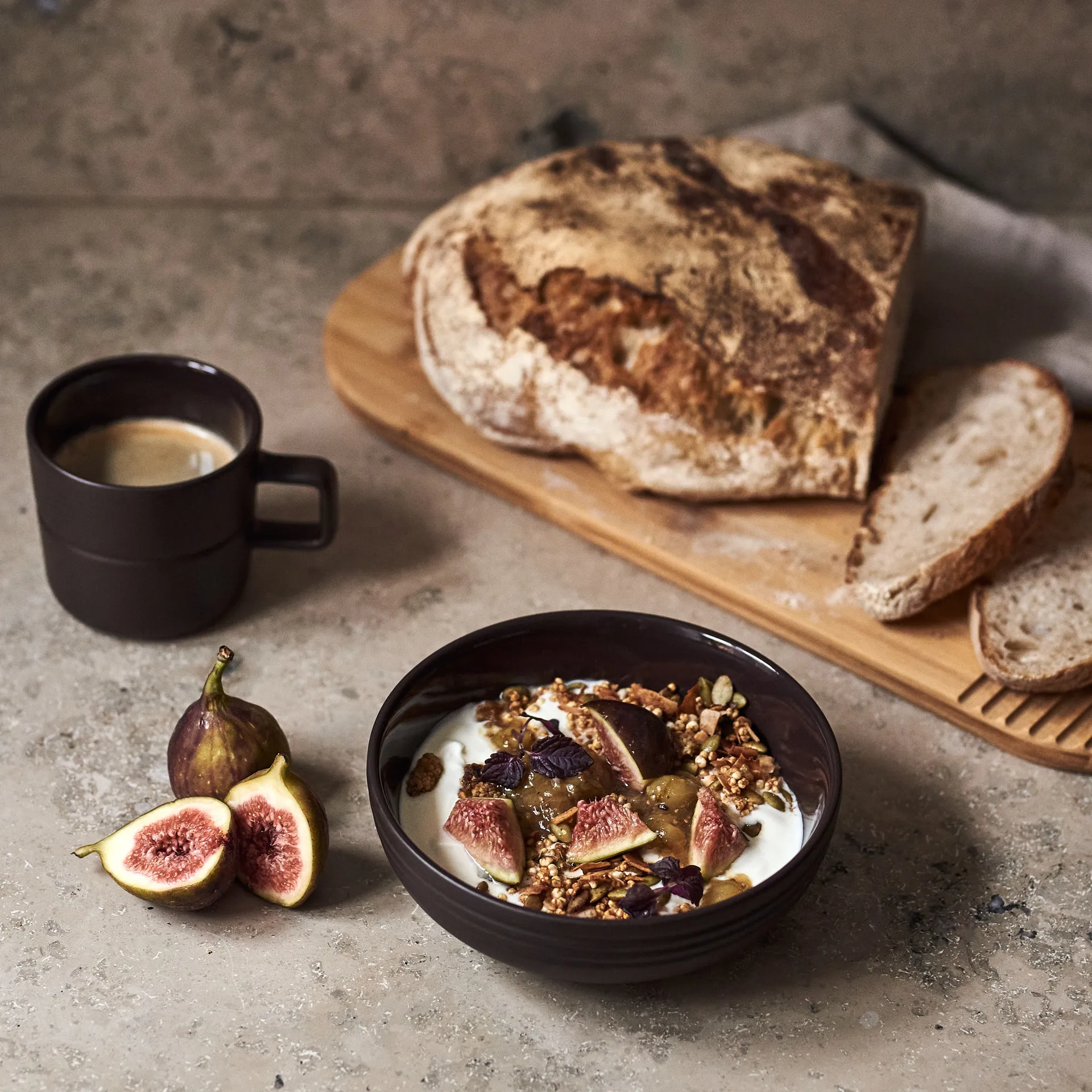 Lines-muki 30 cl, ruskea NJRD