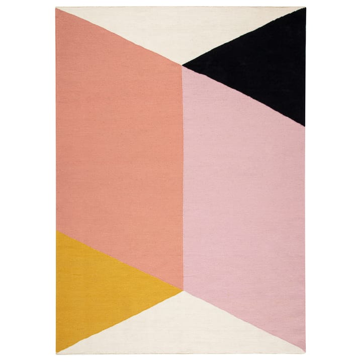 Rectangles blocks -kelim-matto, vaaleanpunainen - 200x300 cm - NJRD