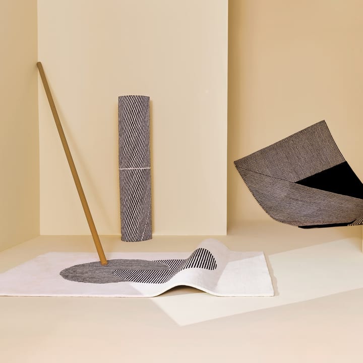 Rectangles-villamatto, luonnonvalkoinen, 170x240 cm NJRD