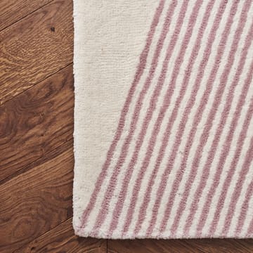 Rectangles-villamatto, vaaleanpunainen - 170x240 cm - NJRD