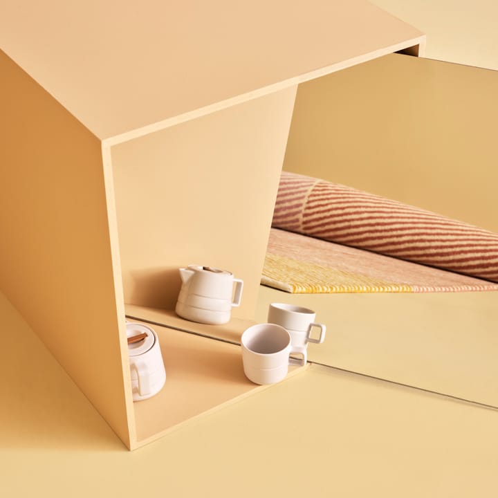 Rectangles-villamatto, vaaleanpunainen - 200x300 cm - NJRD
