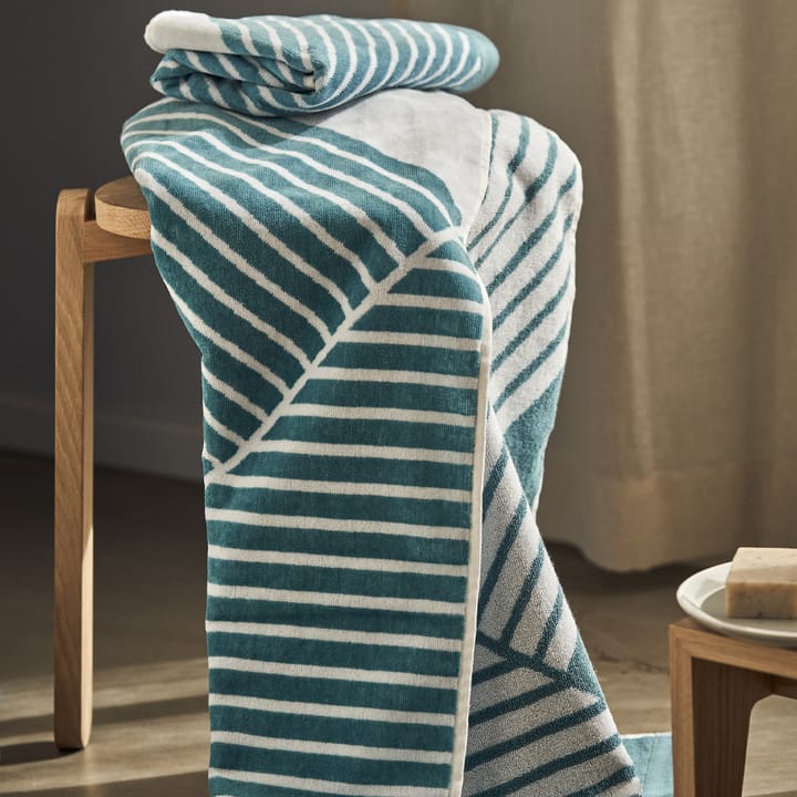 Stripes käsipyyhe 50 x 70 cm Special Edition 2022, Turkoosi NJRD
