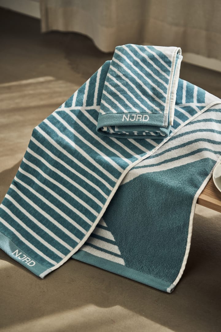 Stripes käsipyyhe 50 x 70 cm Special Edition 2022, Turkoosi NJRD