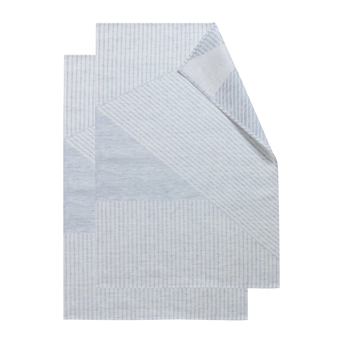 NJRD Stripes keittiöpyyhe 47×70 cm 2-pack Sininen-valkoinen