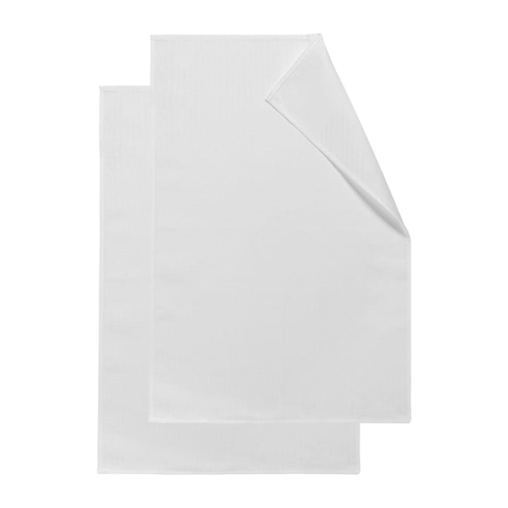 Stripes keittiöpyyhe 47x70 cm 2-pack - Valkoinen - NJRD