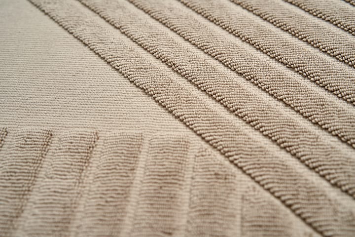 Stripes kylpyhuoneenmatto 50x90 cm, Beige NJRD