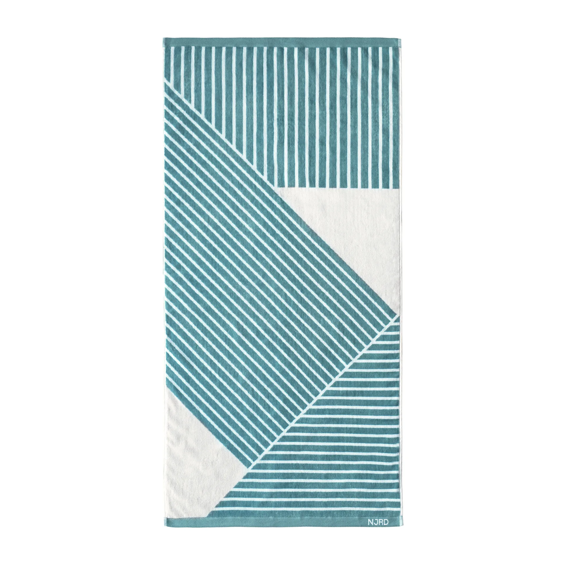 Stripes kylpypyyhe 70 x 140 cm Special Edition 2022, Turkoosi NJRD