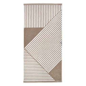 Stripes kylpypyyhe 70x140 cm - Beige - NJRD