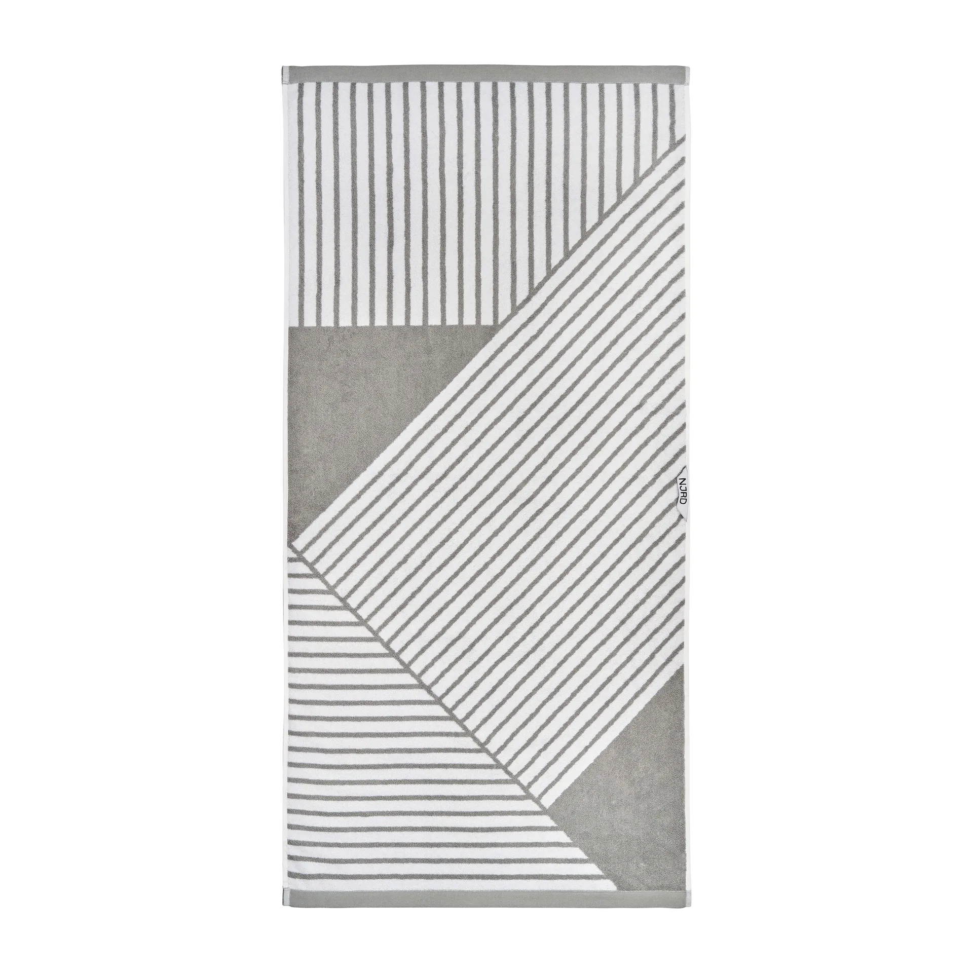 Stripes kylpypyyhe 70x140 cm, Harmaa NJRD