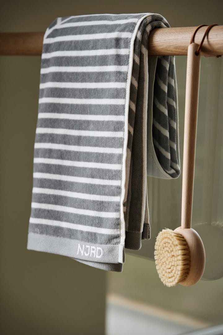 Stripes kylpypyyhe 70x140 cm, Harmaa NJRD