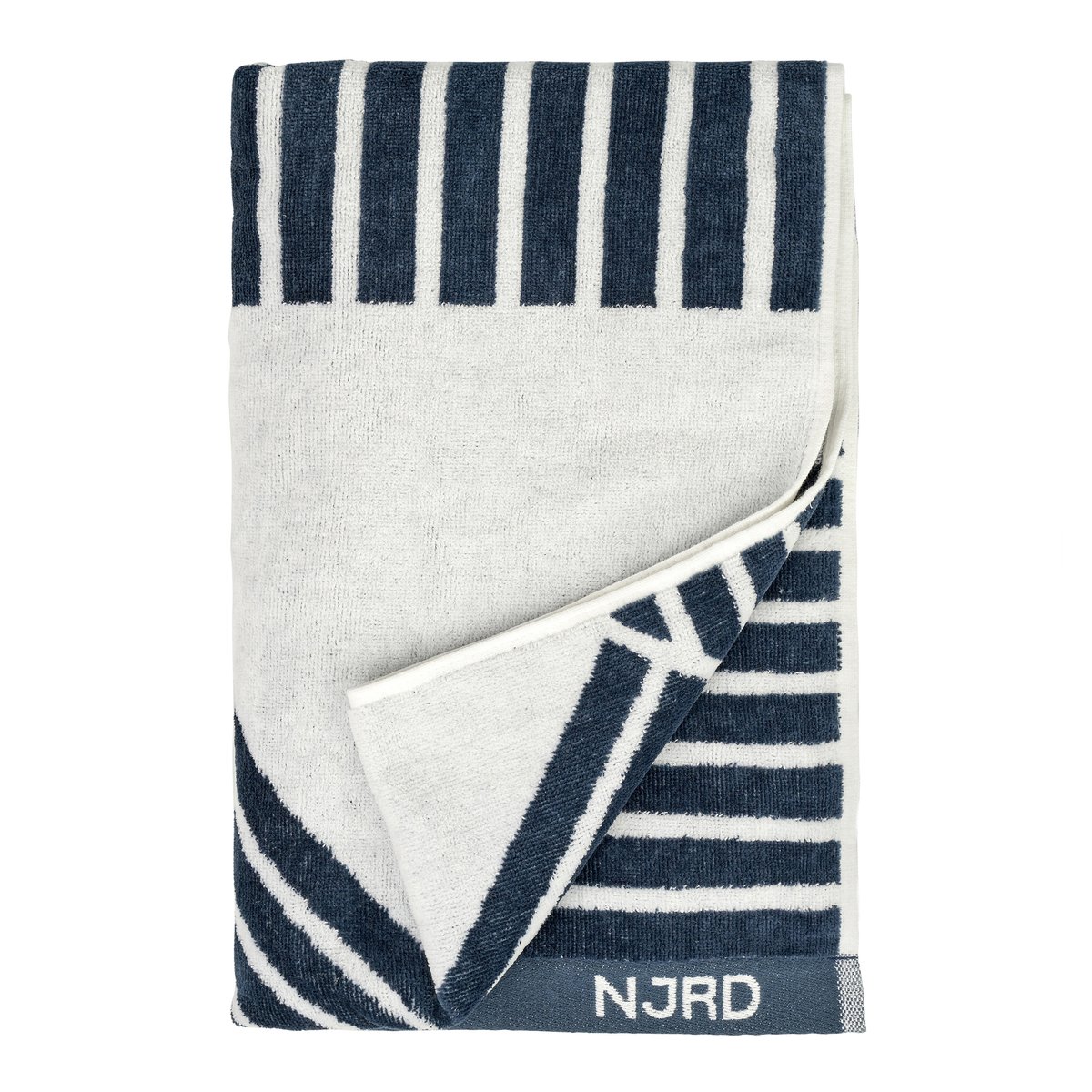 NJRD Stripes kylpypyyhe 70x140 cm Sininen | Skandinaavinen Sisustus | Kylpypyyhkeet | Sininen