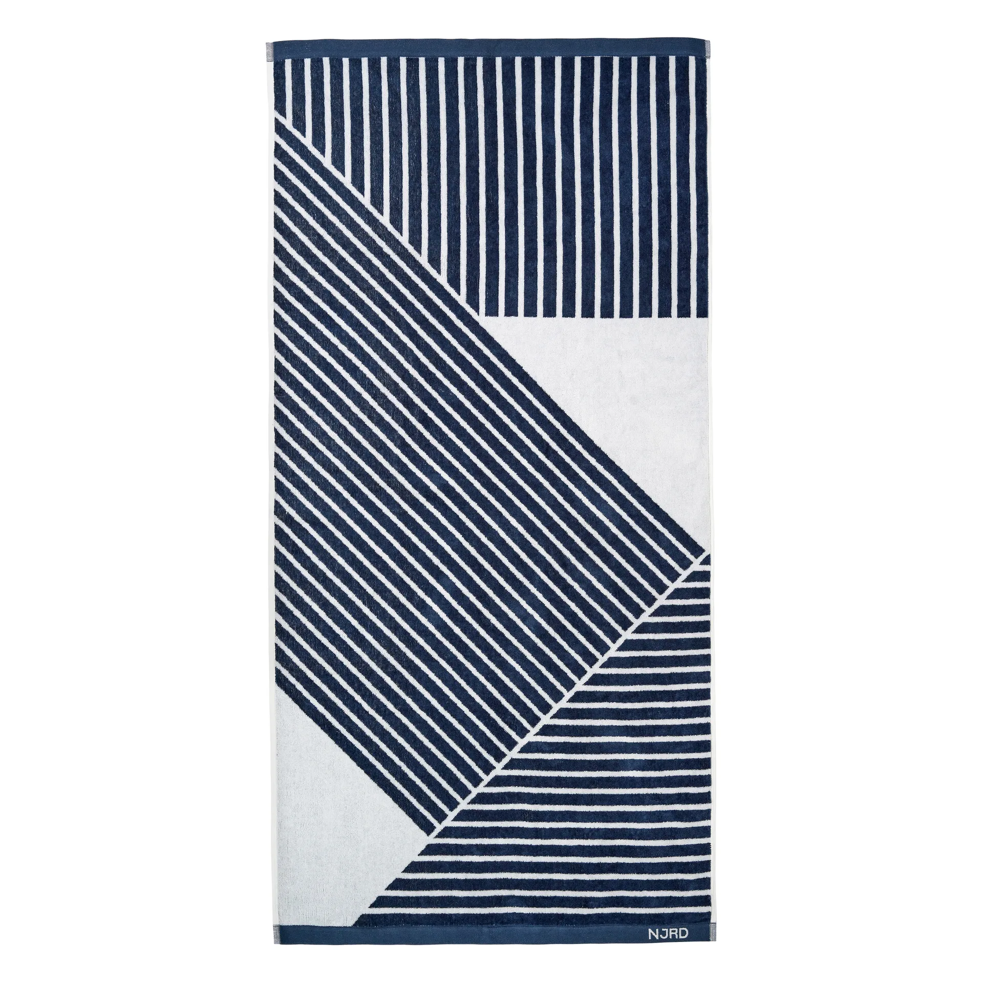 Stripes kylpypyyhe 70x140 cm, Sininen NJRD