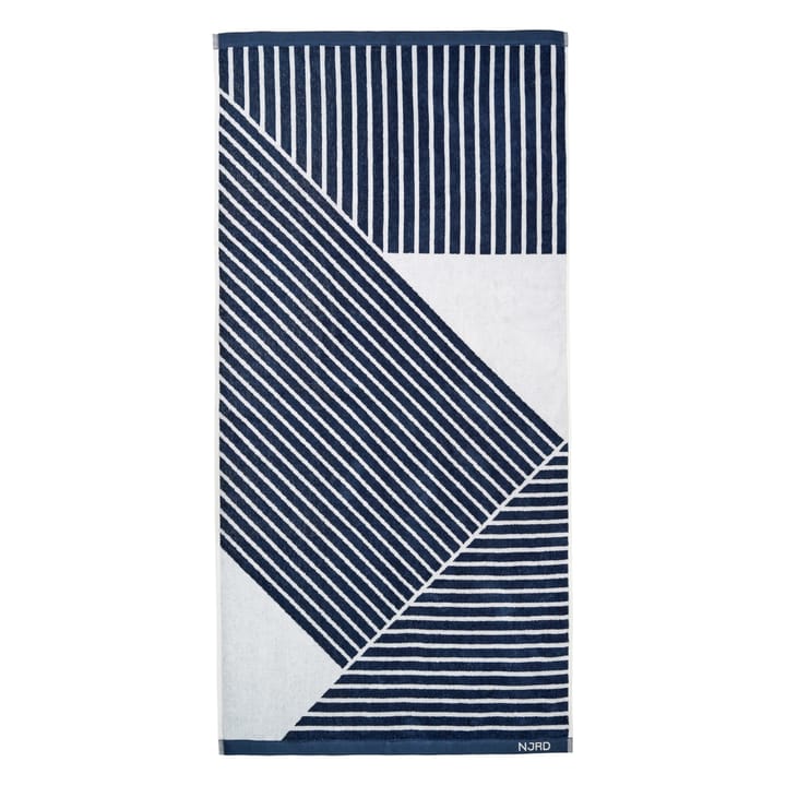 Stripes kylpypyyhe 70x140 cm, Sininen NJRD