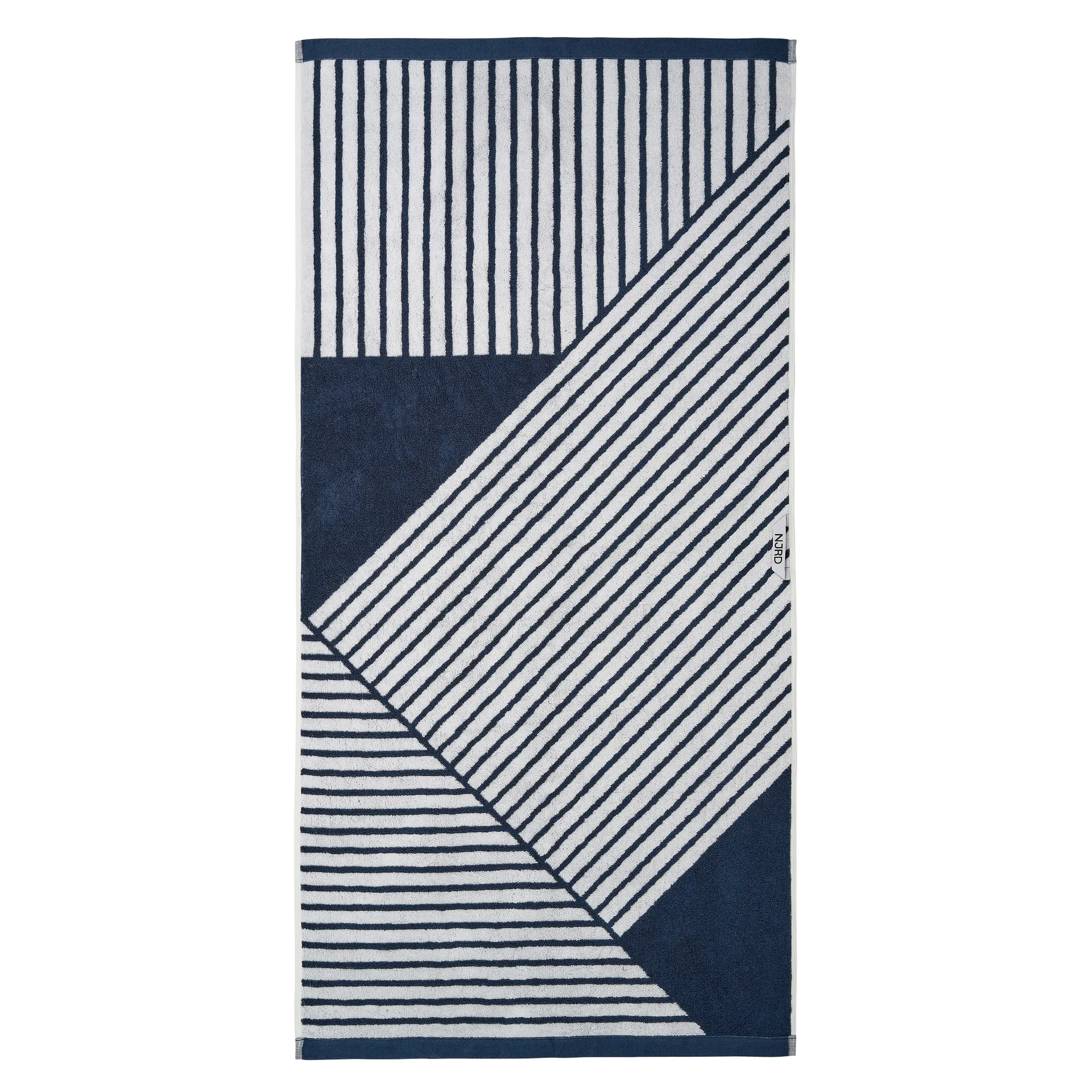 Stripes kylpypyyhe 70x140 cm, Sininen NJRD