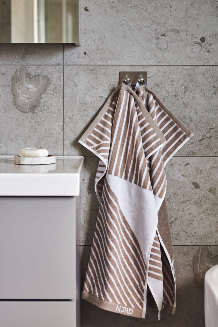 Stripes pyyhe 50x70 cm, Beige NJRD