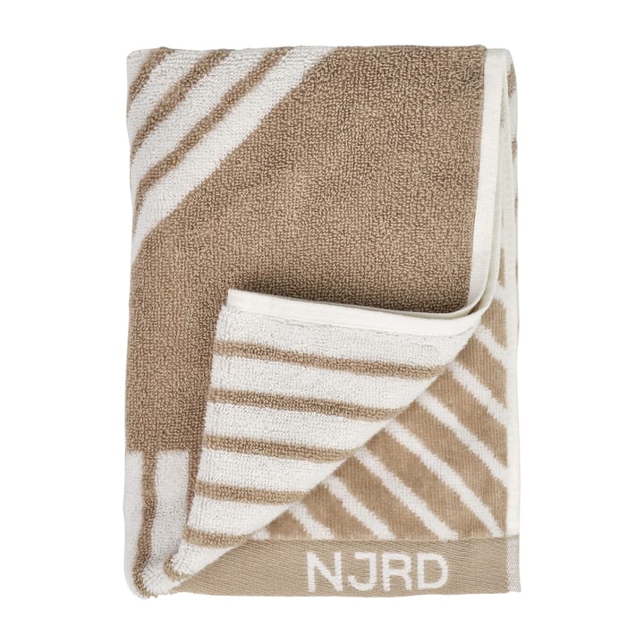 Stripes pyyhe 50x70 cm - Beige - NJRD