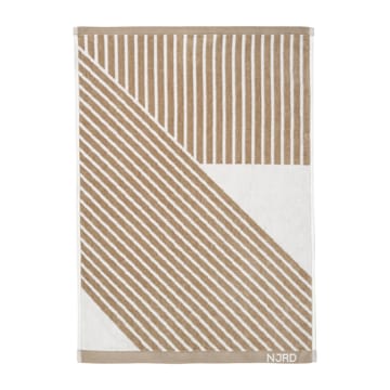 Stripes pyyhe 50x70 cm - Beige - NJRD