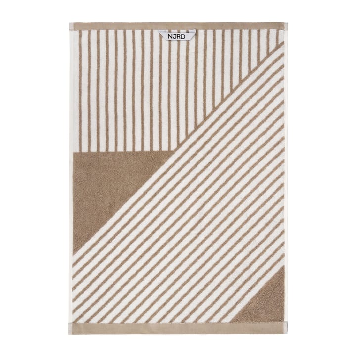 Stripes pyyhe 50x70 cm - Beige - NJRD