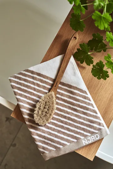 Stripes pyyhesetti 4 osaa - Beige - NJRD